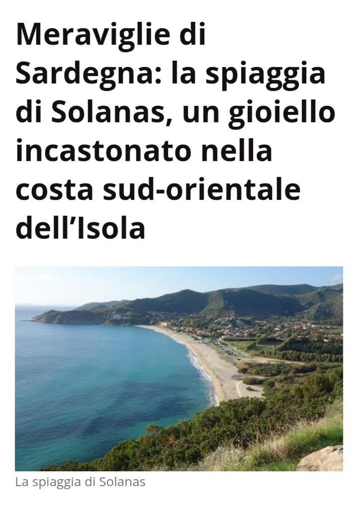 Vacanze A Solanas Con Clima Cup1863 Kültér fotó